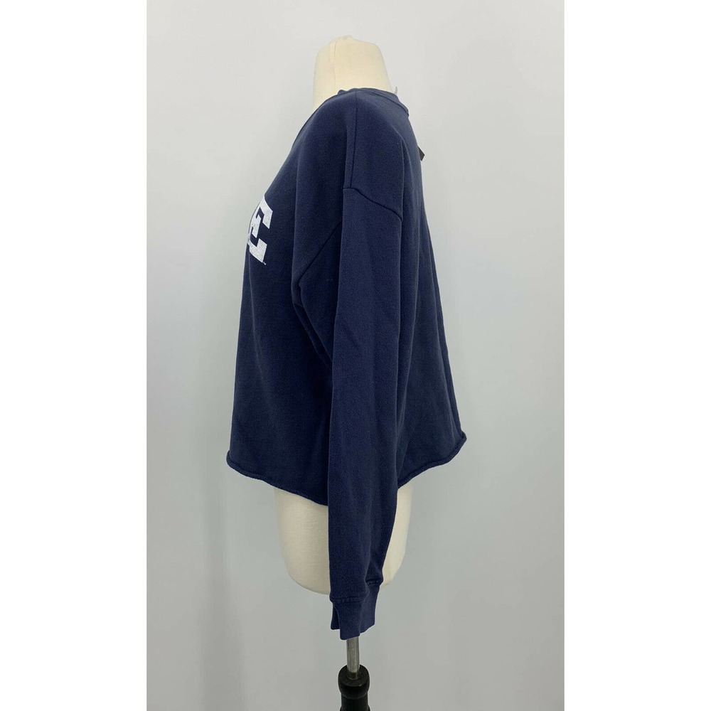 Anthropologie Yale XS Blue Crew Neck  Pullover - Picture 4 of 10